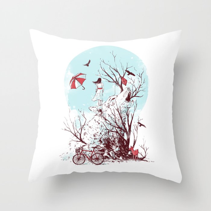 Call of the Wild Throw Pillow Gallery Image 6