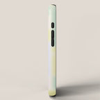 Pastel Fields Dreamy Light Minimal Abstract in Pale Pink Lavender Yellow Teal Tones iPhone Case Gallery Image 2