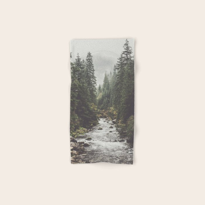 Mountain creek - Landscape and Nature Photography Bath Towel Gallery Image 1