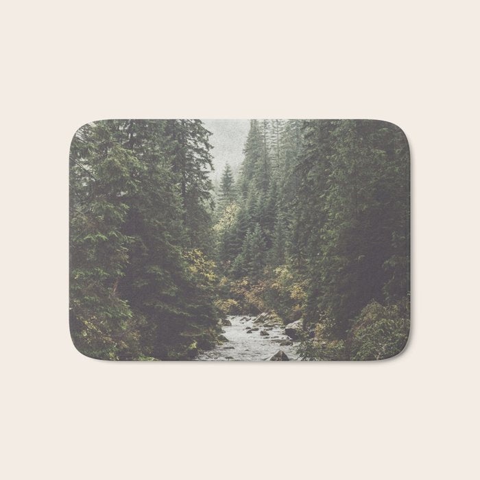 Mountain creek - Landscape and Nature Photography Bath Mat Gallery Image 1