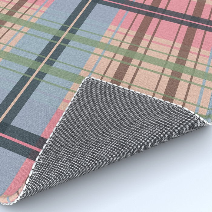 Pastel Tartan Delight Rug Gallery Image 4