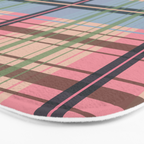 Pastel Tartan Delight Bath Mat Gallery Image 3