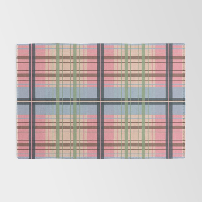 Pastel Tartan Delight Rug Gallery Image 2
