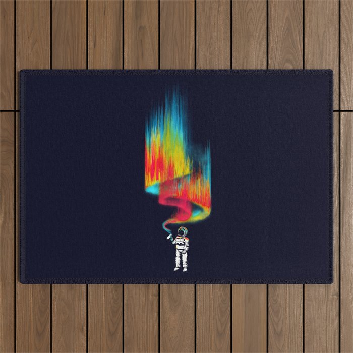 Space vandal Outdoor Rug Gallery Image 1