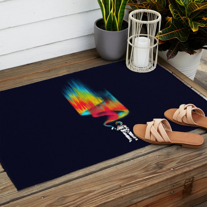Space vandal Outdoor Rug Gallery Image 2