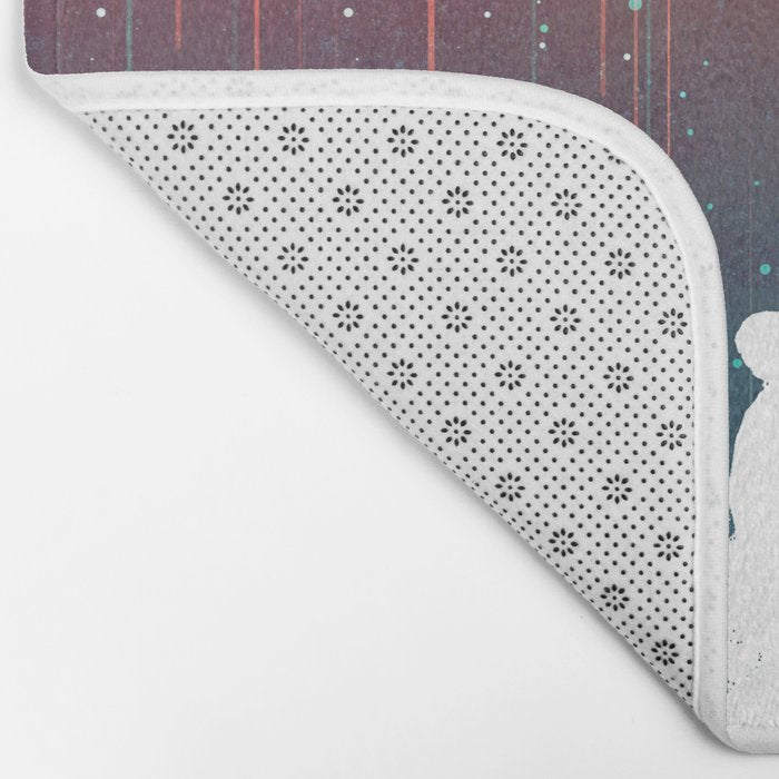 Meteor Rain (light version) Bath Mat Gallery Image 2