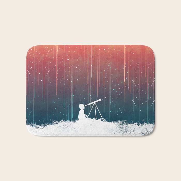 Meteor Rain (light version) Bath Mat Gallery Image 1