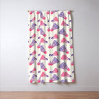 Pink and purple badminton birdies Window Curtain Gallery Image 3