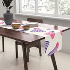 Pink and purple badminton birdies Table Runner Gallery Image 2