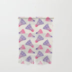 Pink and purple badminton birdies Wall Hanging Gallery Image 1