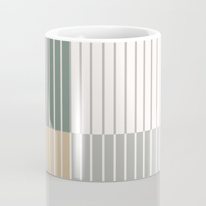 Color Block Line Abstract LXXX Coffee Mug Gallery Image 4