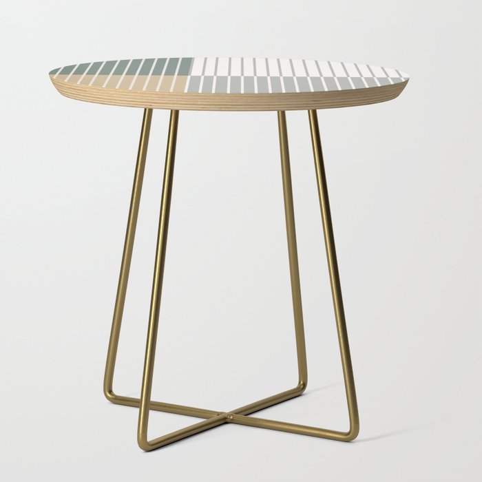 Color Block Line Abstract LXXX Side Table Gallery Image 1