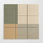 Color Block Line Abstract LXXX Wood Wall Art Gallery Image 1