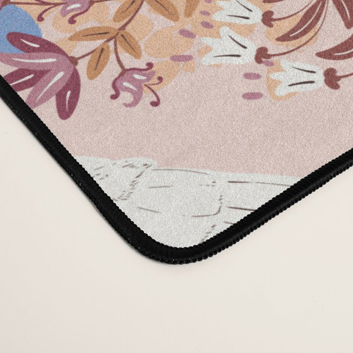 Elegant Swans in Bloom Desk Mat Gallery Image 4