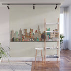columbus skyline Wall Mural Gallery Image 1