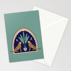 Modern cheetah couple in Middle East  Stationery Card Gallery Image 2