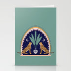 Modern cheetah couple in Middle East  Stationery Card Gallery Image 2