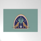 Modern cheetah couple in Middle East  Welcome Mat Gallery Image 1