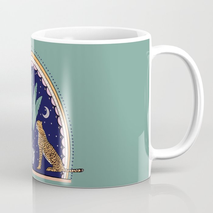 Modern cheetah couple in Middle East  Coffee Mug Gallery Image 1