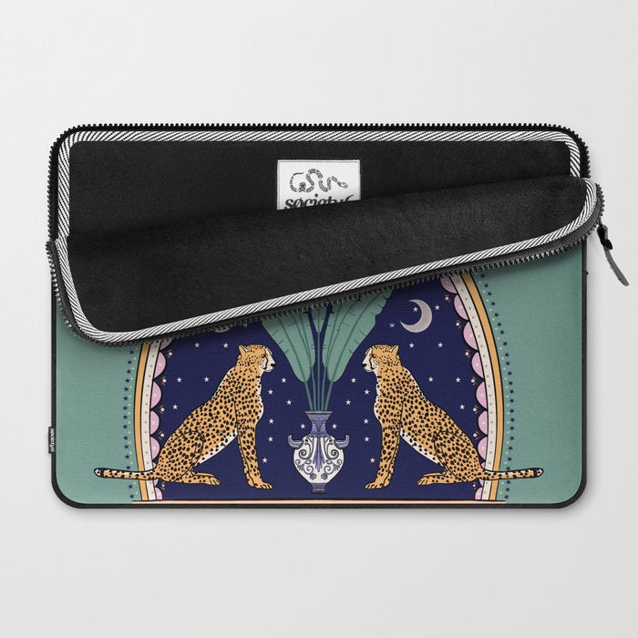 Modern cheetah couple in Middle East  Laptop Sleeve Gallery Image 2