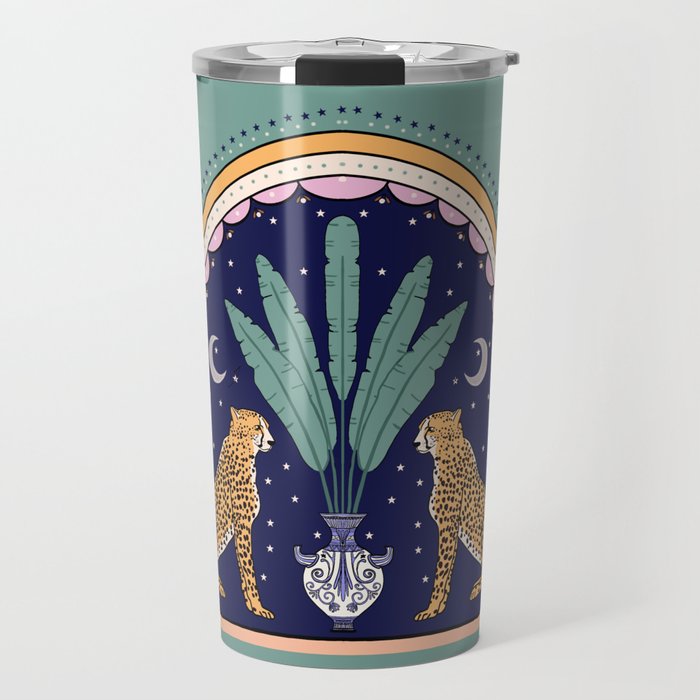 Modern cheetah couple in Middle East  Travel Mug Gallery Image 1