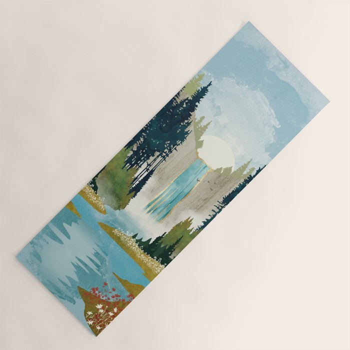 Waterfall Vista Yoga Mat Gallery Image 1
