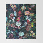 Night Garden Owls Throw Blanket Gallery Image 2