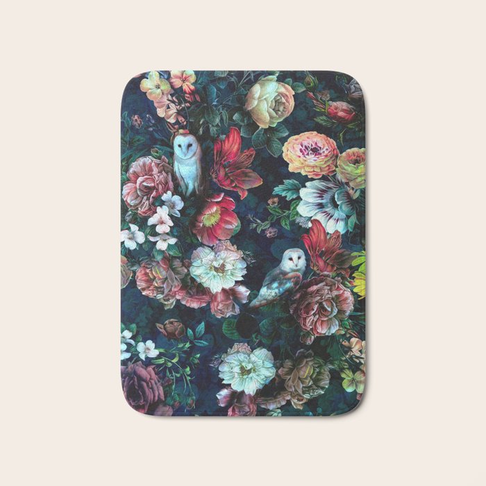 Night Garden Owls Bath Mat Gallery Image 1