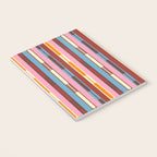 Eclectic Geo Chain Vertical Block Stripes Geometric Pattern Notebook Gallery Image 3