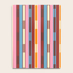 Eclectic Geo Chain Vertical Block Stripes Geometric Pattern Notebook Gallery Image 4