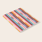 Eclectic Geo Chain Vertical Block Stripes Geometric Pattern Notebook Gallery Image 2