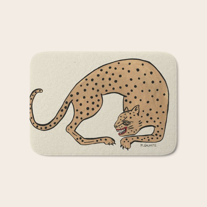 Cheetah Bath Mat Gallery Image 1