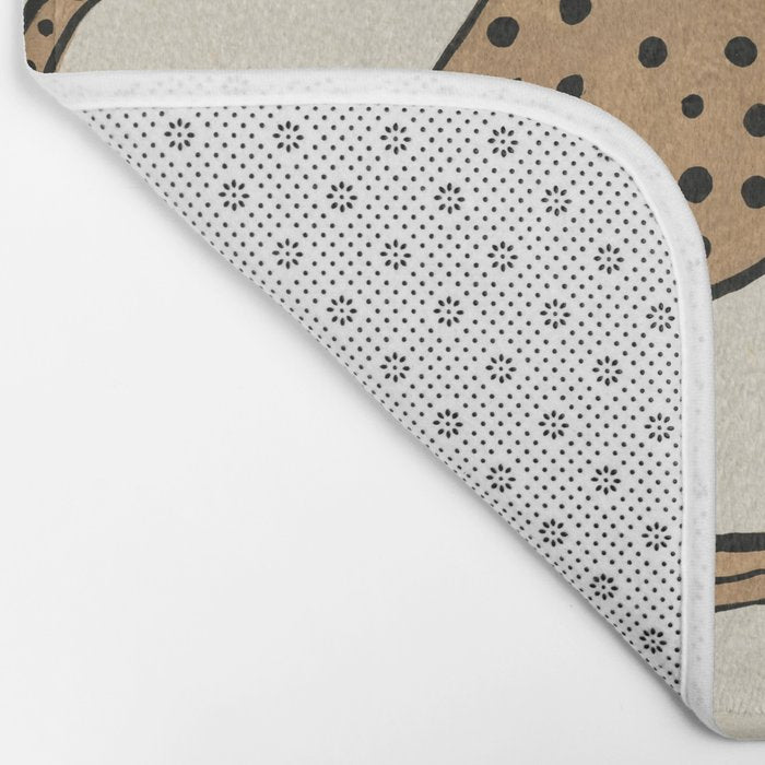Cheetah Bath Mat Gallery Image 2