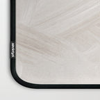 Neutral Beige Abstract, Brushstroke Art Print by Synplus Laptop Sleeve Gallery Image 3
