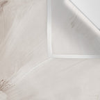 Neutral Beige Abstract, Brushstroke Art Print by Synplus Wall Tapestry Gallery Image 3