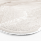 Neutral Beige Abstract, Brushstroke Art Print by Synplus Bath Mat Gallery Image 3