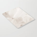 Neutral Beige Abstract, Brushstroke Art Print by Synplus Notebook Gallery Image 2