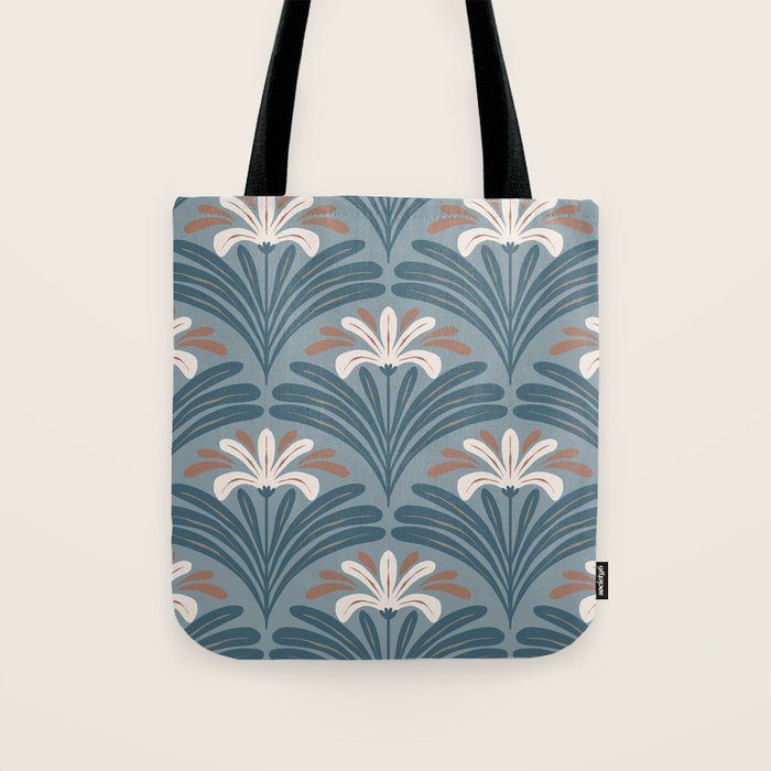Elegant Leafy Blossoms  Tote Bag Gallery Image 1