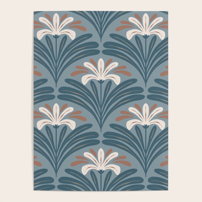 Elegant Leafy Blossoms  Poster Gallery Image 4