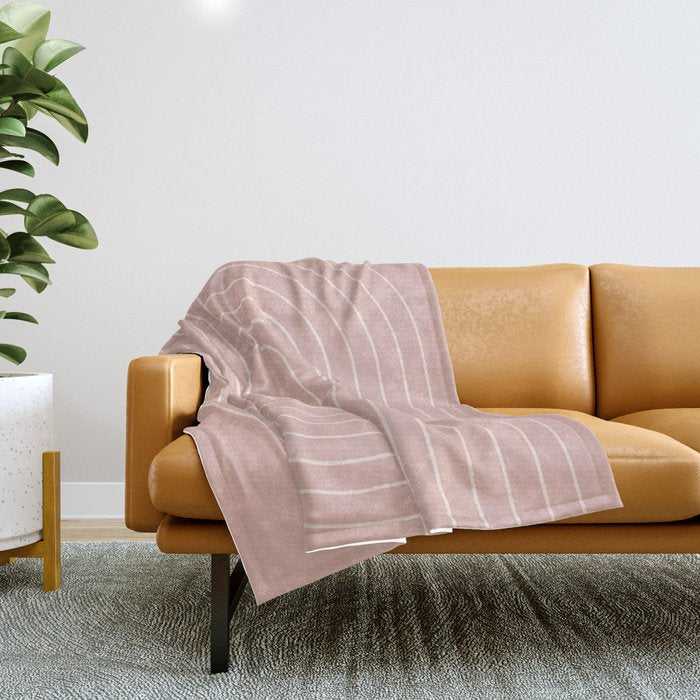 Oval Lines Abstract XXIII Throw Blanket Gallery Image 1