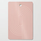 Oval Lines Abstract XXIII Cutting Board Gallery Image 1
