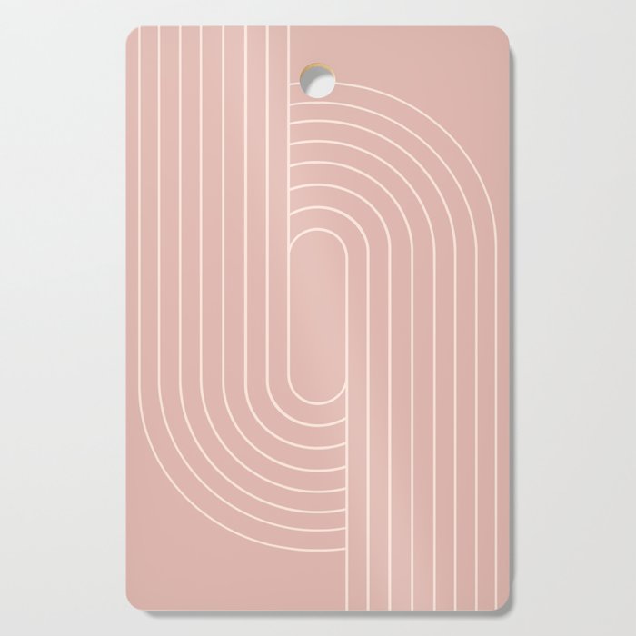 Oval Lines Abstract XXIII Cutting Board Gallery Image 1