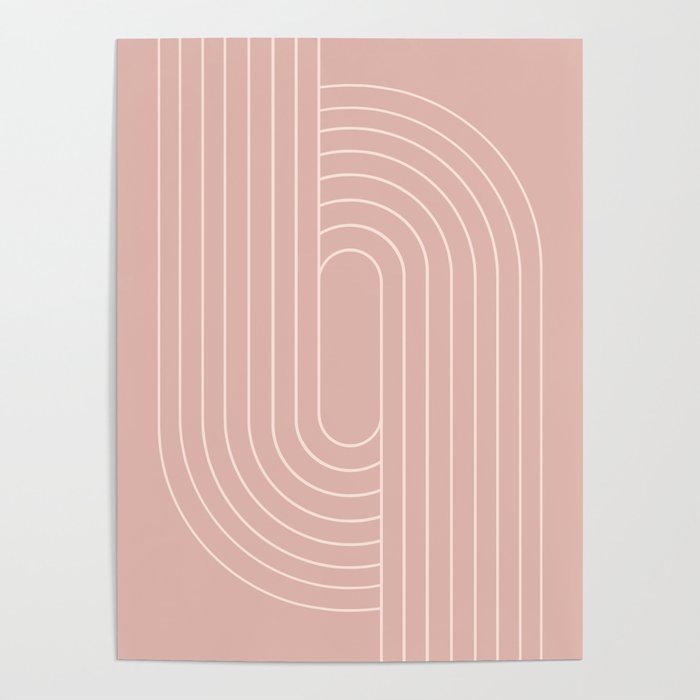 Oval Lines Abstract XXIII Poster Gallery Image 1