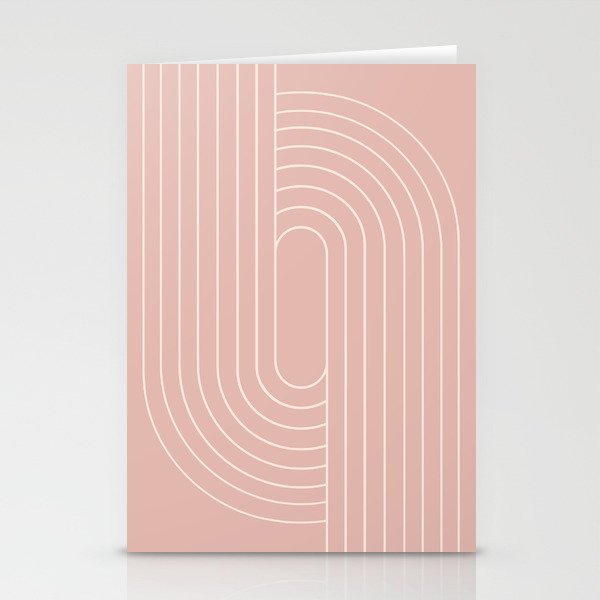 Oval Lines Abstract XXIII Stationery Card Gallery Image 2
