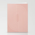 Oval Lines Abstract XXIII Stationery Card Gallery Image 2