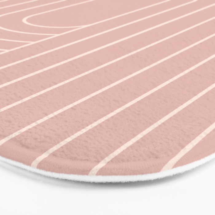 Oval Lines Abstract XXIII Bath Mat Gallery Image 3