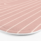 Oval Lines Abstract XXIII Bath Mat Gallery Image 3