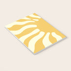 Sun Rays  \\ Vanilla Cream Beige & Lemon Cake Yellow Color Palette Notebook Gallery Image 3