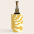 Sun Rays  \\ Vanilla Cream Beige & Lemon Cake Yellow Color Palette Wine Chiller Gallery Image 3