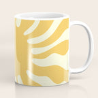 Sun Rays  \\ Vanilla Cream Beige & Lemon Cake Yellow Color Palette Coffee Mug Gallery Image 1